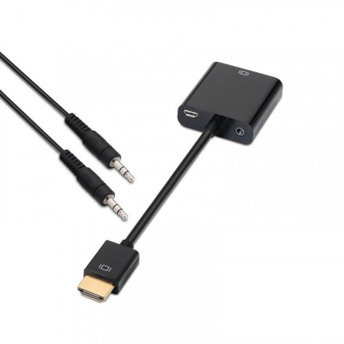 Aisens Cable Conversor HDMI a SVGA Negro