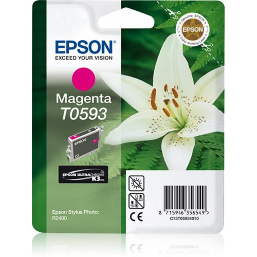 Epson T0593 Cartucho de Tinta Magenta...