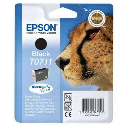 Epson T0711 Cartucho de Tinta Negro...
