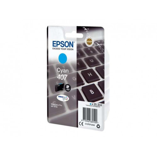 Epson 407 L T07U2 Cartucho de Tinta Cian
