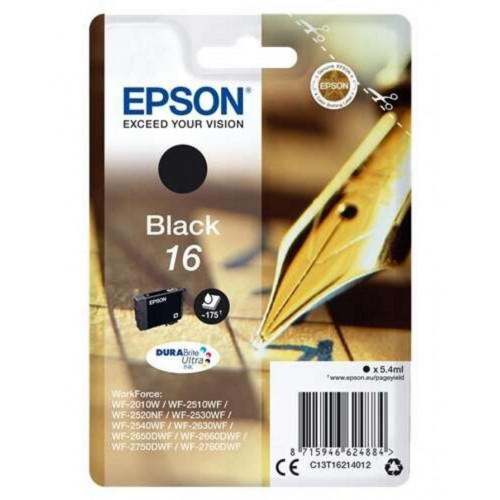 Epson T1621 Cartucho de Tinta Negra...