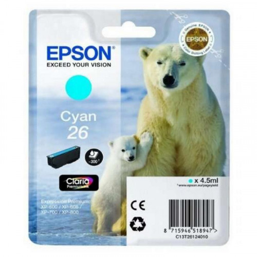 Epson 26 Polar Bear Cian Cartucho de...