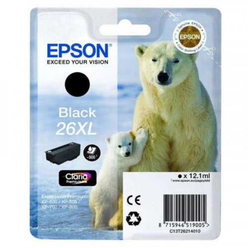 Epson 26XL T2621 Cartucho de Tinta...