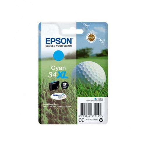 Epson 34XL T3472 Cian Cartucho de...