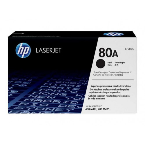 HP 80A CF280A Toner LaserJet Negro
