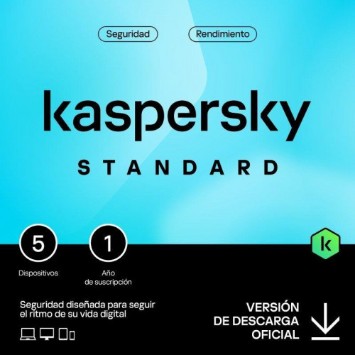 Kaspersky Standard 1 Año 5 Dispositivos