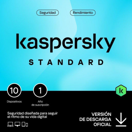 Kaspersky Standard 1 Año 10 Dispositivos