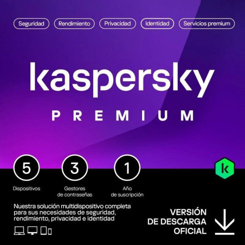 Kaspersky Premium 1 Año 5 Dispositivos