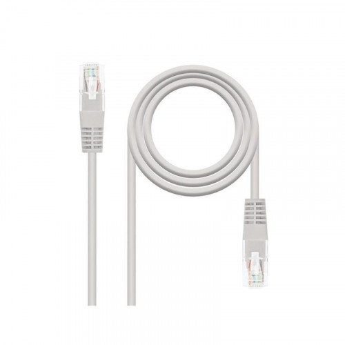 Cable de Red Cat.5e UTP Flex 0.25m Gris
