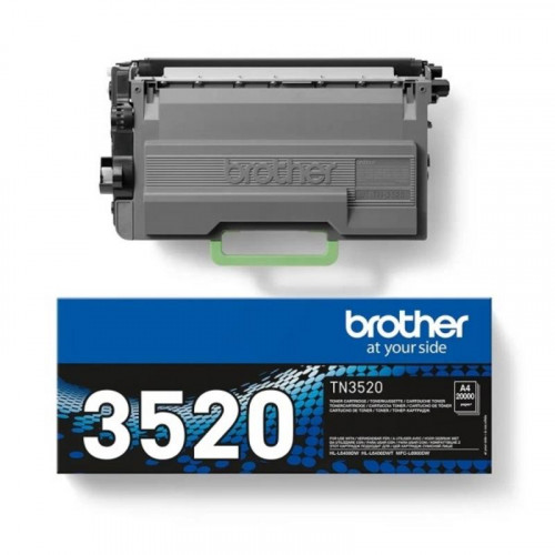 Brother TN-3520 Tóner Negro de Alto...