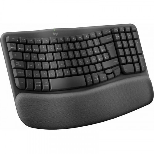Logitech Wave Keys Teclado Ergonómico...