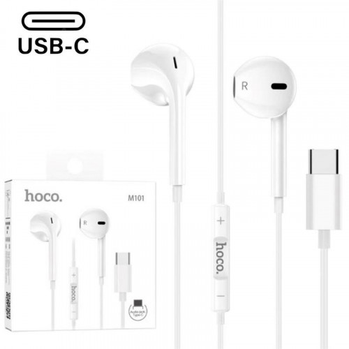 Hoco M101 Auriculares USB-C con...