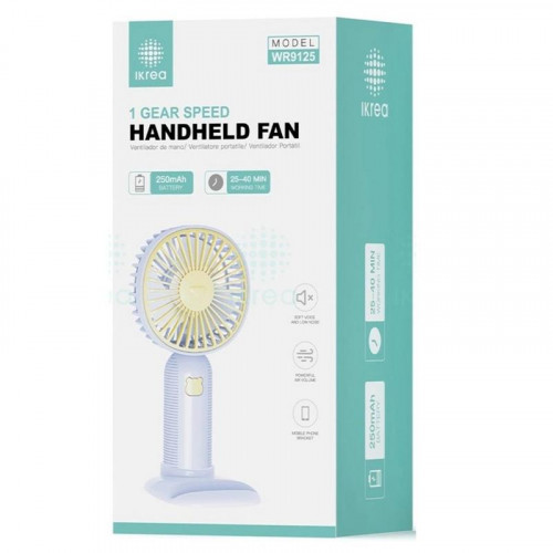 Ikrea WR9125 Ventilador de Mano Portátil
