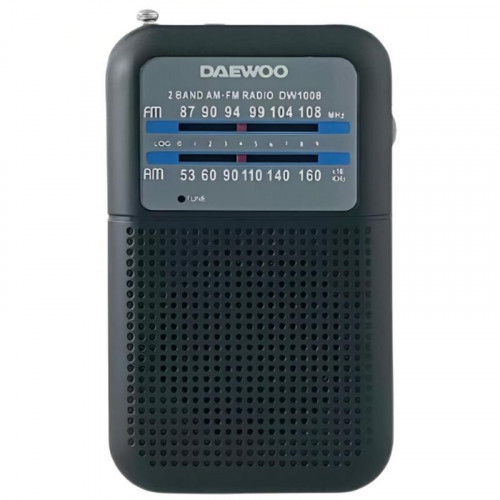 Daewoo DW1008BK Radio Portátil AM/FM