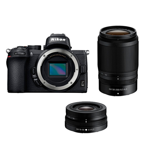 Nikon Z50 + DX 16-50mm + DX 50-250mm