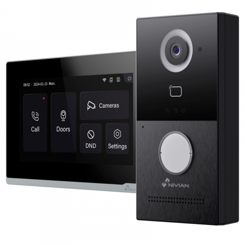 Kit Videoportero IP WiFi Nivian...