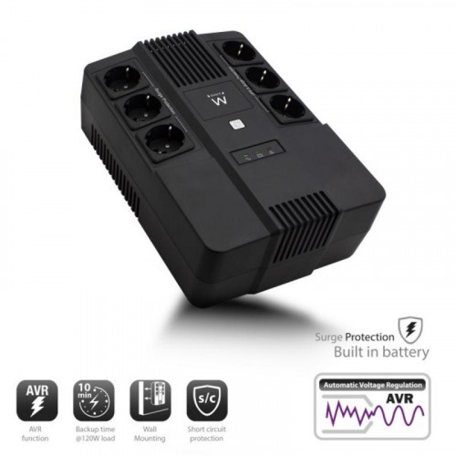 Ewent EW3945 UPS Interactiva 600VA/360W