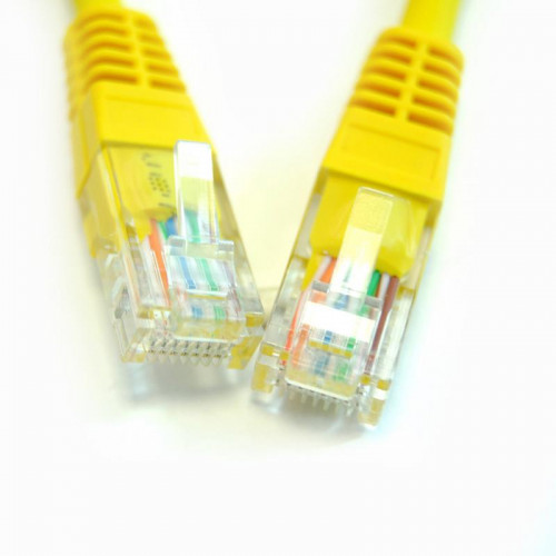 Latiguillo Amarillo RJ-45 Cat.5e 1 Metro