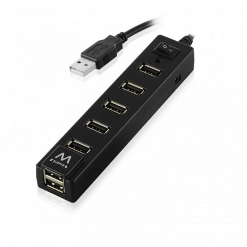 Ewent EW1130 Hub USB 2.0 de 7 Puertos...