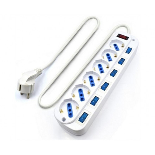 Ewent Regleta 6 Enchufes Schuko...