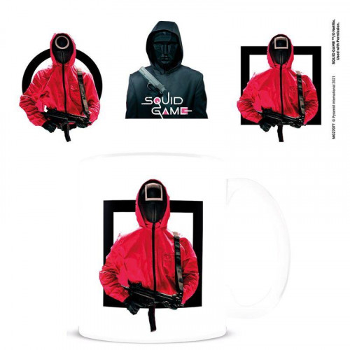 Taza Netflix Juego del Calamar 3 Figuras