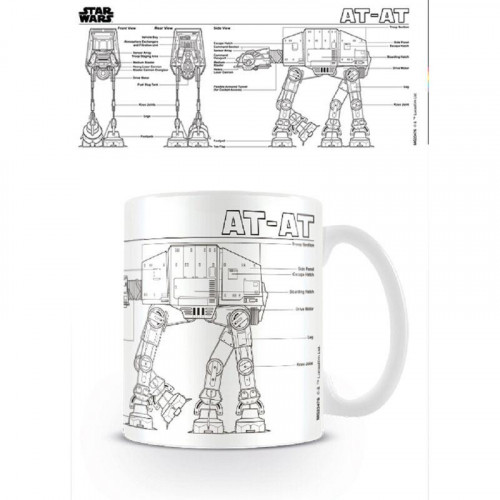 Taza Desayuno Star Wars AT-AT 315 ml