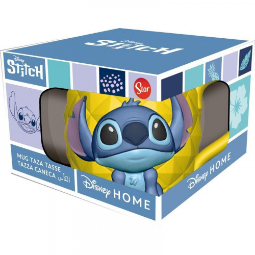 Taza 3D Disney Stitch en Piña 414 ml