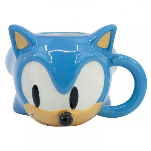 Taza 3D Sonic Cabeza con Caja de...