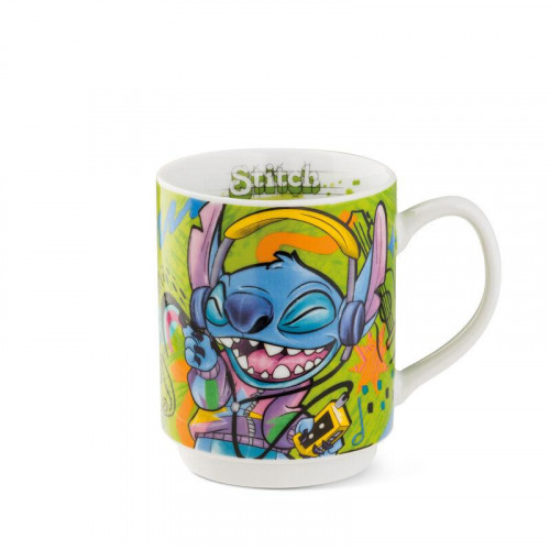 Taza Apilable Disney Stitch Verde