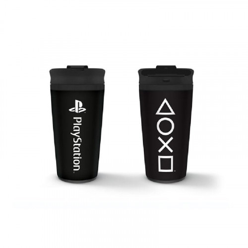 Vaso Metálico de Viaje PlayStation Onyx