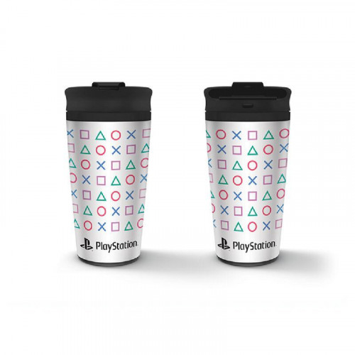 Vaso Metálico Viaje PlayStation Formas