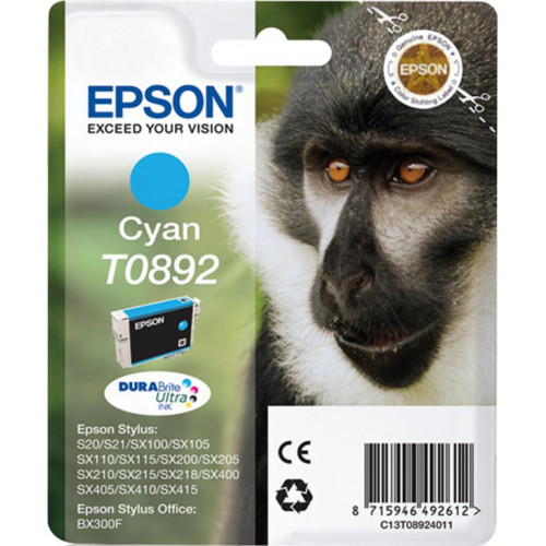Epson T089240 Cian Cartucho de Tinta...