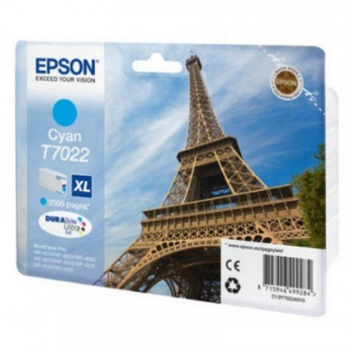 Epson 7022 Cyan Cartucho de Tinta de...