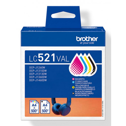 Brother LC521VAL - Pack de 4...