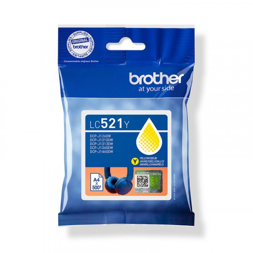 Tinta Brother LC521Y Amarillo
