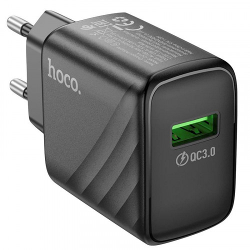 Hoco CS21A Cargador QC3.0 EU Negro