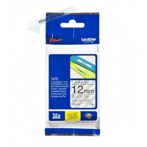 Cinta Laminada Brother TZe-131 Negro...