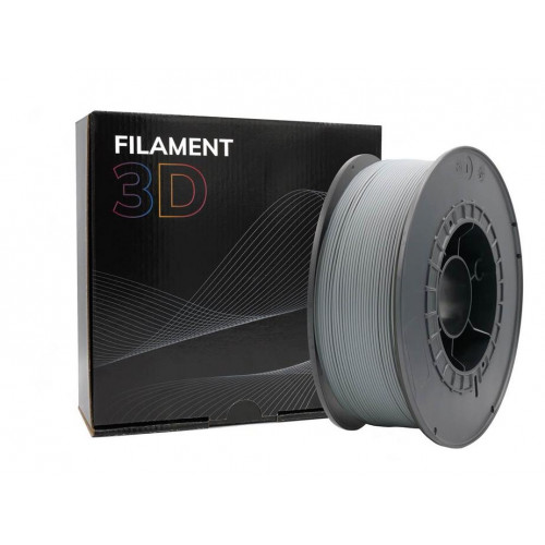 Filamento 3D PLA Gris 1.75mm 1 kg