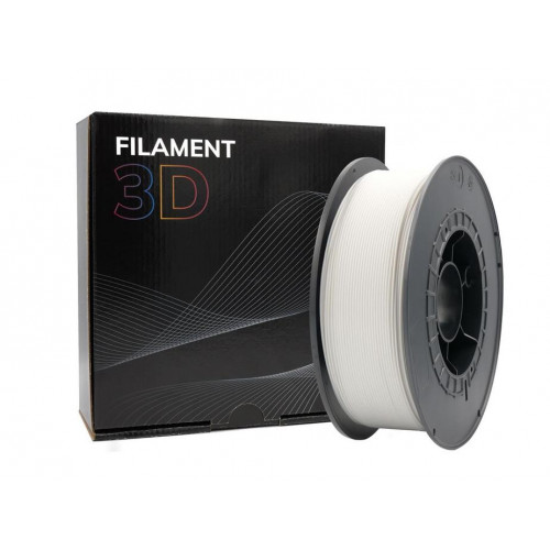 Filamento 3D PLA Blanco 1.75mm 1 Kg