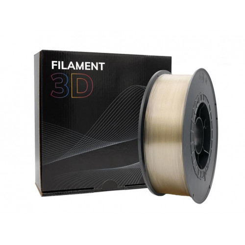 Filamento 3D PLA Transparente 1.75mm...