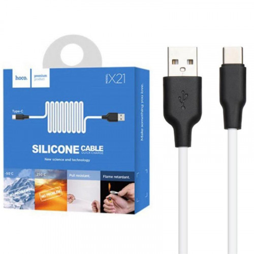 Hoco X21 Cable USB a USB-C 1 Metro...