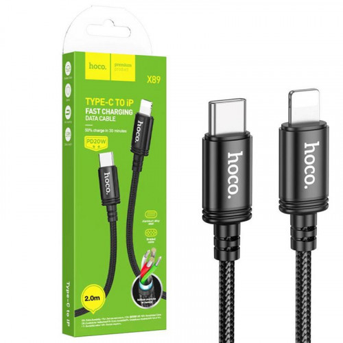 Hoco X89 Cable USB-C a Lightning 2m...