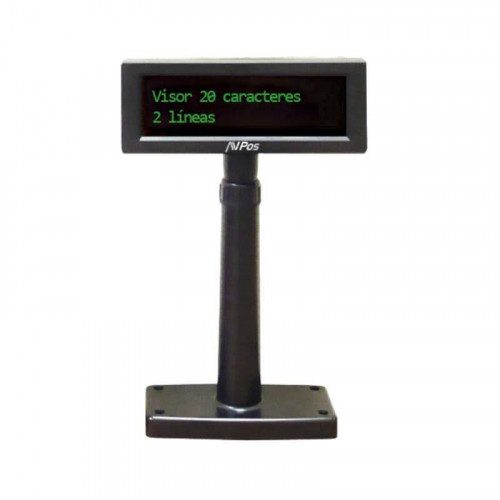 Visor Cliente Avpos VFD220 USB Negro