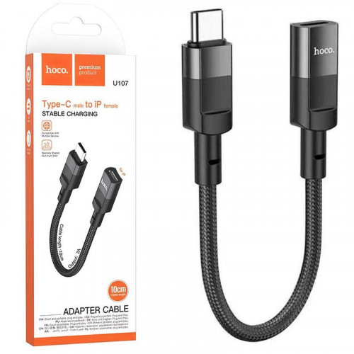 Hoco U107 Adaptador USB-C a Lightning...