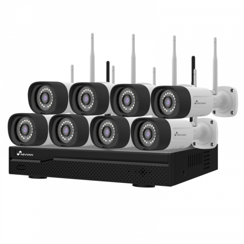 Nivian Kit Videovigilancia WiFi 10...