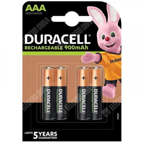 Duracell Pila Recargable AAA 900mAh