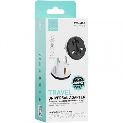 Adaptador de Viaje Universal Ikrea...