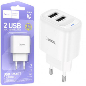 Hoco C141A Cargador USB-A...
