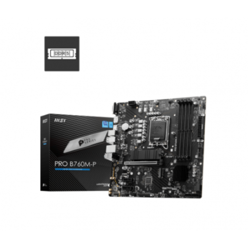 MSI B760M-P Pro Placa Base Intel LGA...