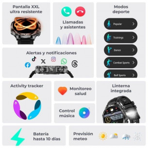 Ksix Smartwatch Venture Negro 2